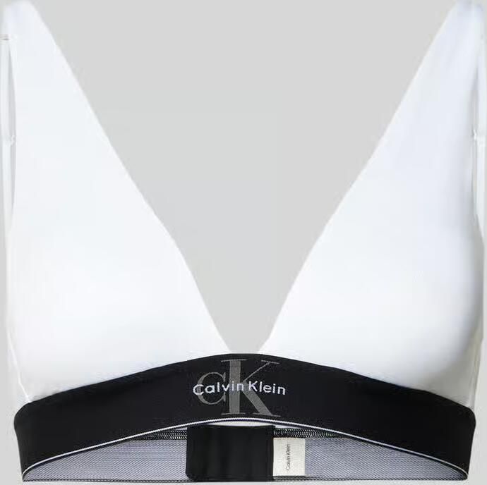 Calvin Klein Underwear slim fit bh met logo-stitching