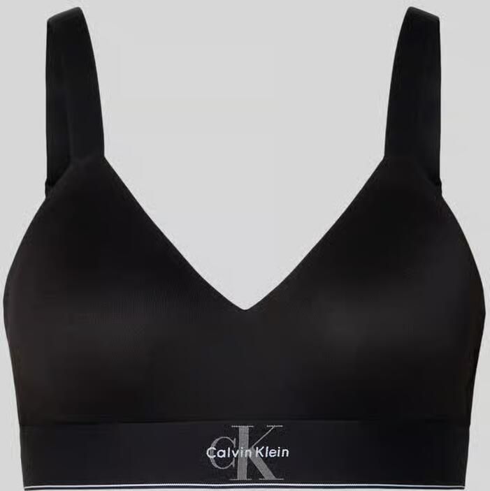 Calvin Klein Underwear Slim fit bralette met logo-stitching - Foto 2