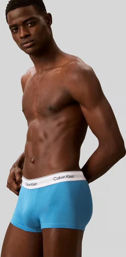 Calvin Klein Underwear Low rise boxershort van katoenmix in set van 3