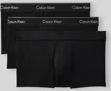 Calvin Klein Underwear Low rise boxershort van katoenmix in set van 3 - Foto 2