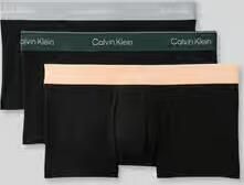 Calvin Klein Underwear Low rise boxershort van katoenmix in set van 3