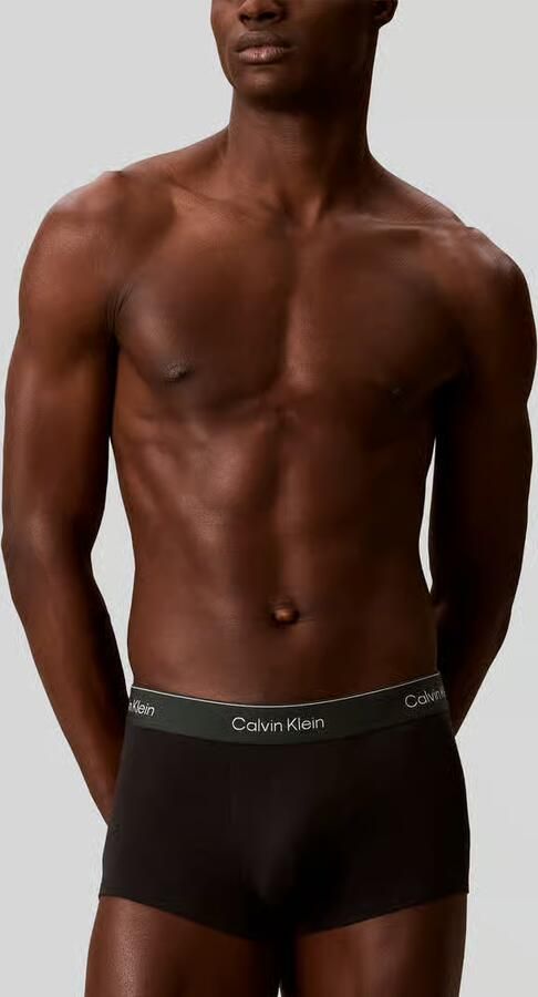 Calvin Klein Underwear Low rise boxershort van katoenmix in set van 3
