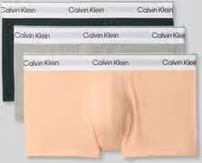 Calvin Klein Underwear Low rise boxershort van katoenmix in set van 3