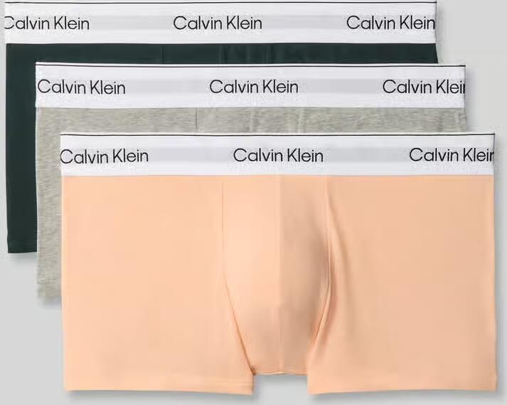 Calvin Klein Underwear Low rise boxershort van katoenmix in set van 3 - Foto 2