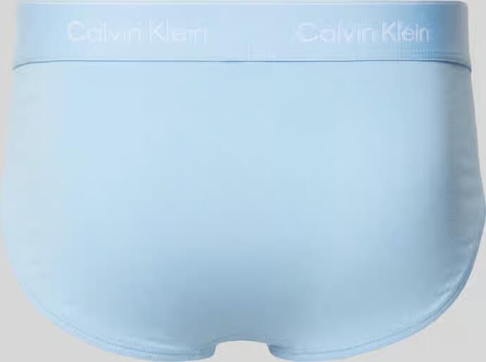 Calvin Klein Underwear Slip met elastische band met label in een set van 3 stuks