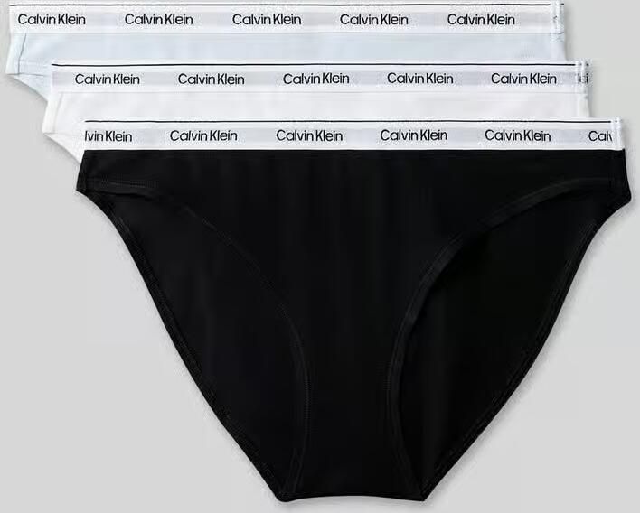 Calvin Klein Underwear Slip van katoenmix in set van 3 - Foto 2