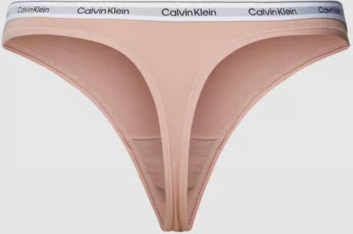Calvin Klein Underwear String in effen design - Foto 5