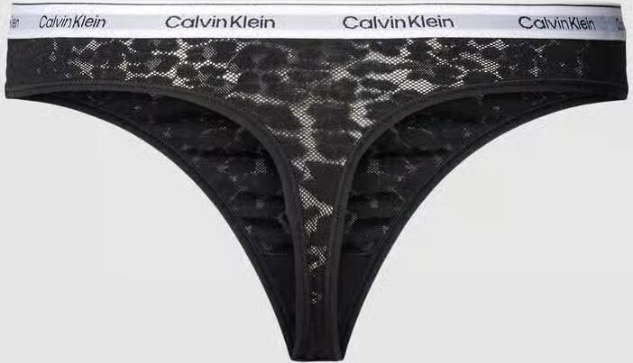 Calvin Klein T-string HIGH LEG THONG met ck-logo op de tailleband - Foto 8