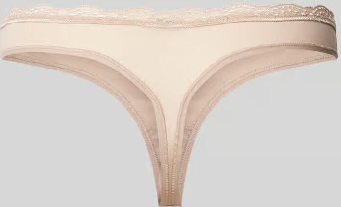 Calvin Klein Underwear String met kantgarnering