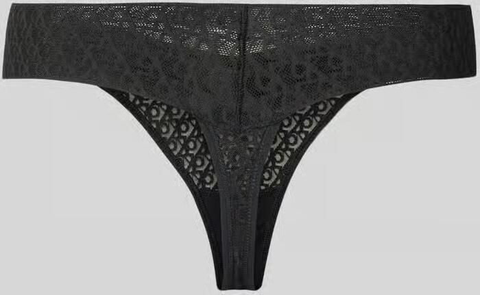 Calvin Klein Underwear String met kantgarnering