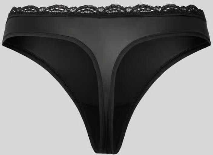 Calvin Klein Underwear String met kantgarnering