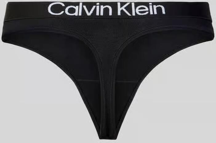 Calvin Klein Underwear String van katoenmix in 3-pack - Foto 2