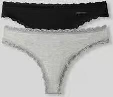 Calvin Klein Underwear String van katoenmix in set van 2