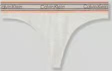 Calvin Klein Underwear String van katoenmix met logo in band