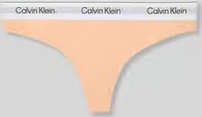 Calvin Klein Underwear String van katoenmix met logo in band