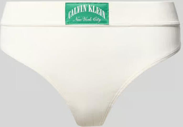 Calvin Klein Underwear String van katoenmix model 'THONG' - Foto 2