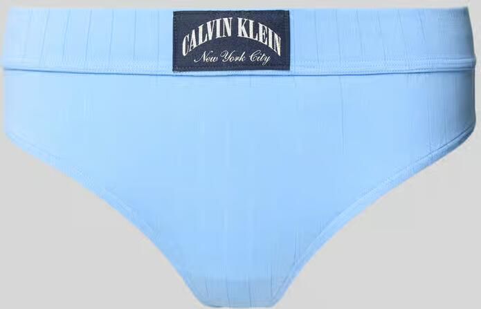Calvin Klein Underwear String van katoenmix model 'THONG' - Foto 2