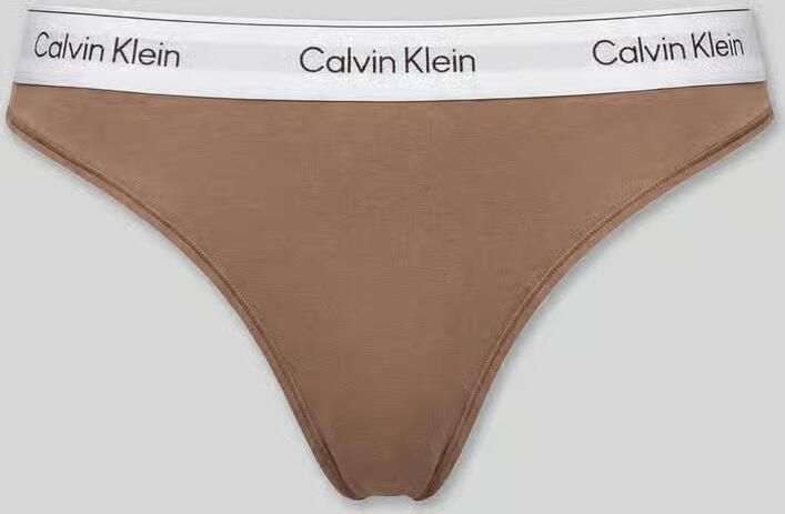 Calvin Klein Underwear String van mix van katoen en modal