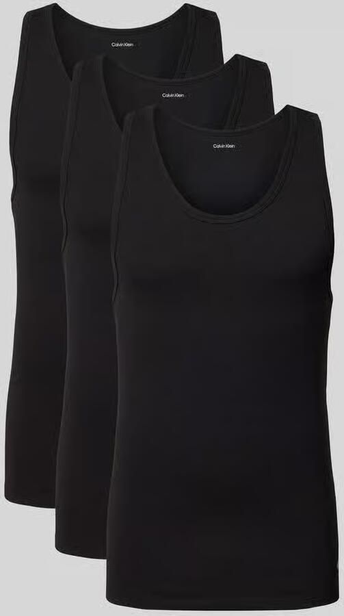 Calvin Klein T-shirt TANK 3PK met logo aan de zoom (3-delig Set van 3) - Foto 8