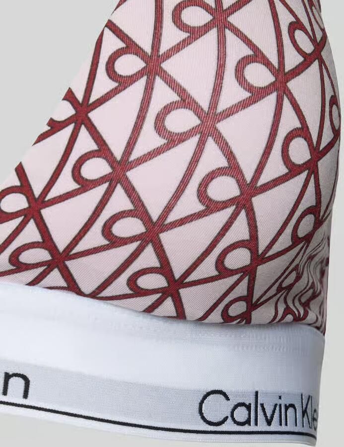 Calvin Klein Underwear Triangelbeha met elastische band met logo - Foto 2