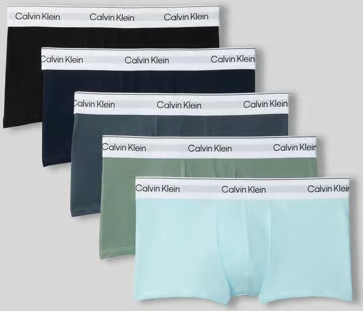 Calvin Klein Underwear Trunks in een set van 5 van katoenmix - Foto 4