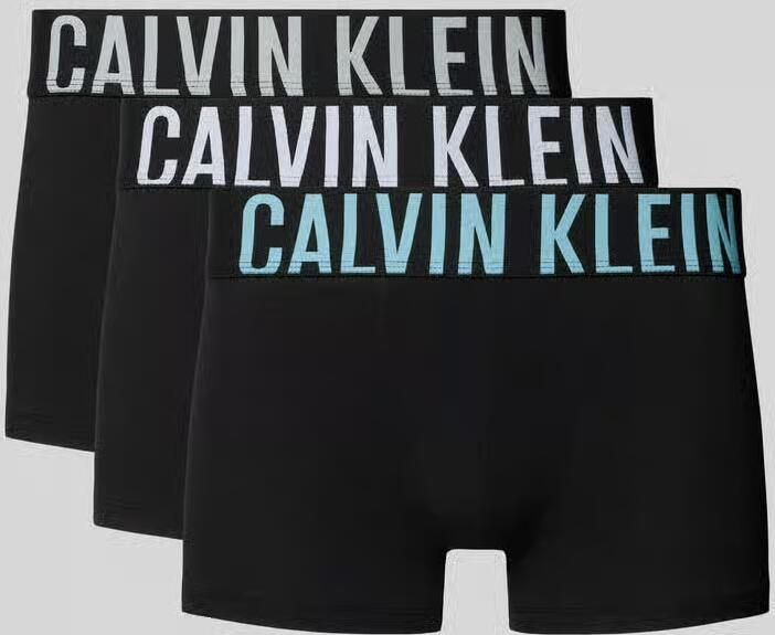 Calvin Klein Underwear Trunks in set van 3 met elastische band met logo - Foto 2
