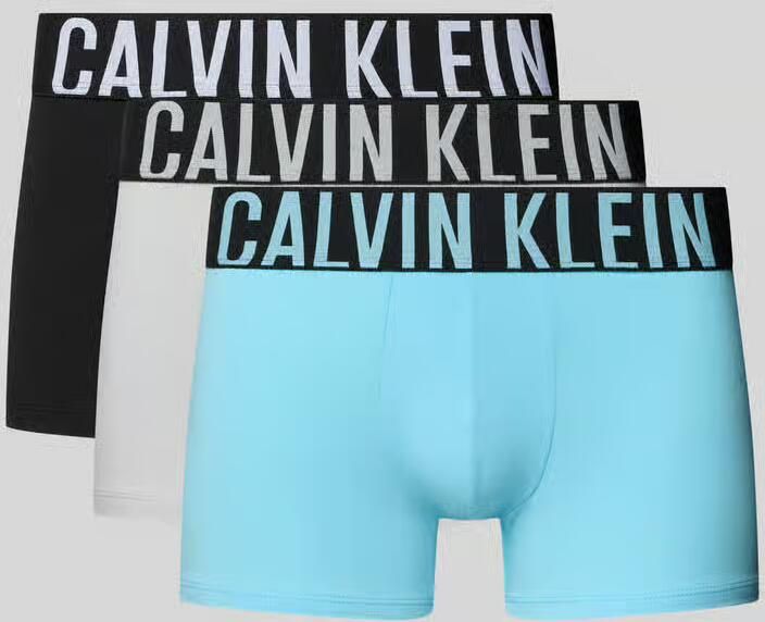 Calvin Klein Underwear Trunks in set van 3 met elastische band met logo - Foto 2