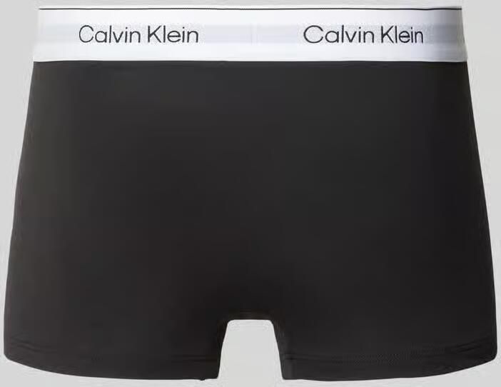 Calvin Klein Underwear Trunks met elastische band met label in set van 5 - Foto 4