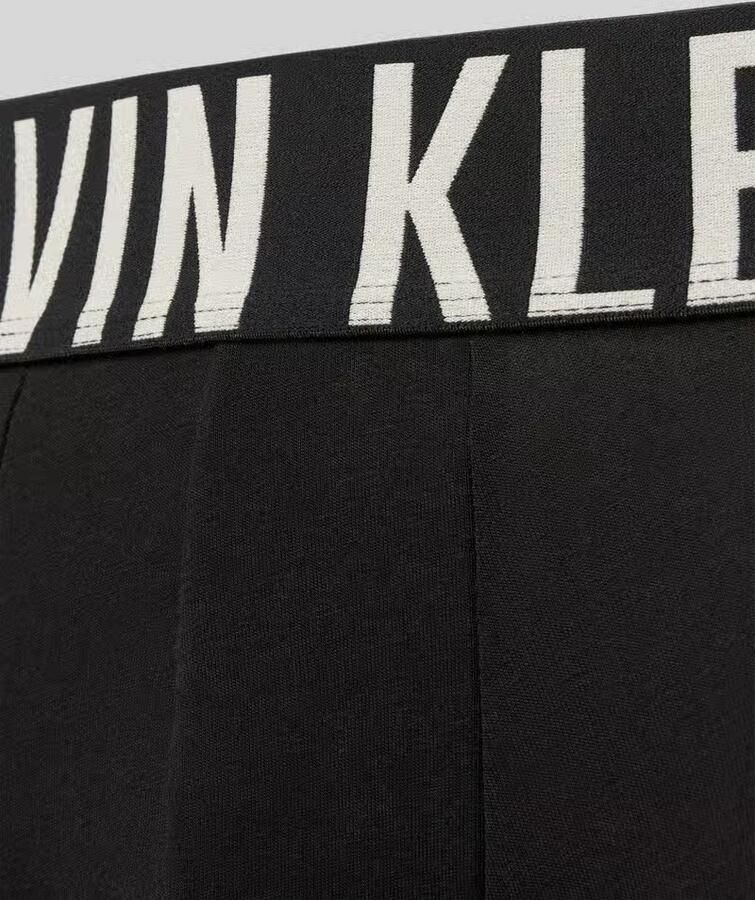 Calvin Klein Underwear Trunks van katoenmix met labelopschrift in een set van 3