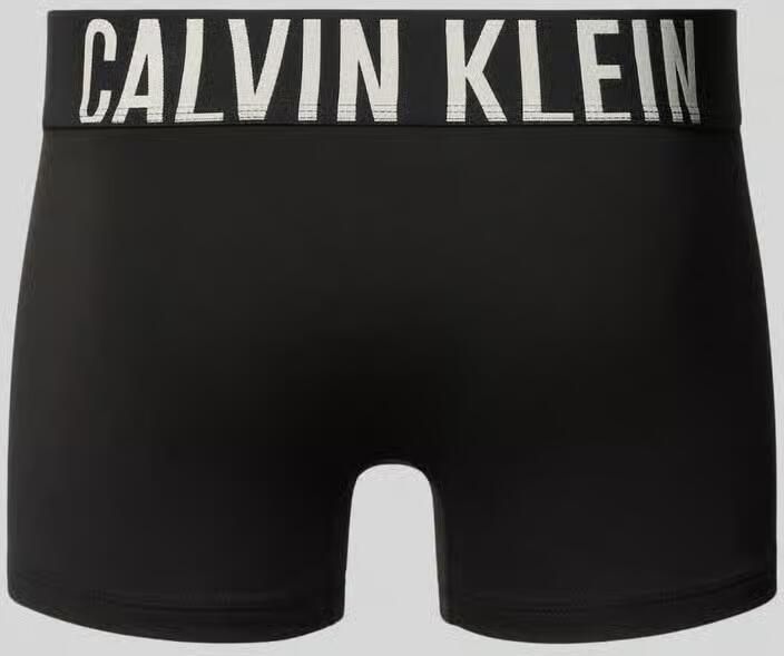 Calvin Klein Underwear Trunks van katoenmix met labelopschrift in een set van 3