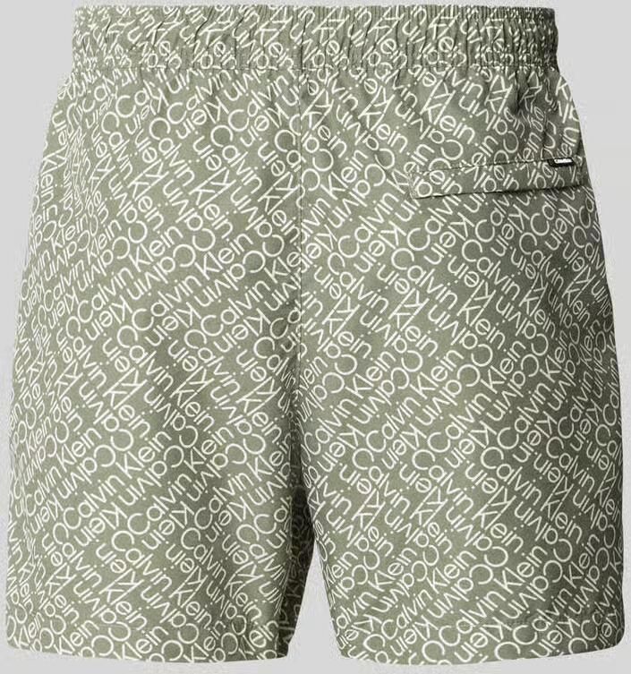 Calvin Klein Underwear Zwembroek met labelpatch