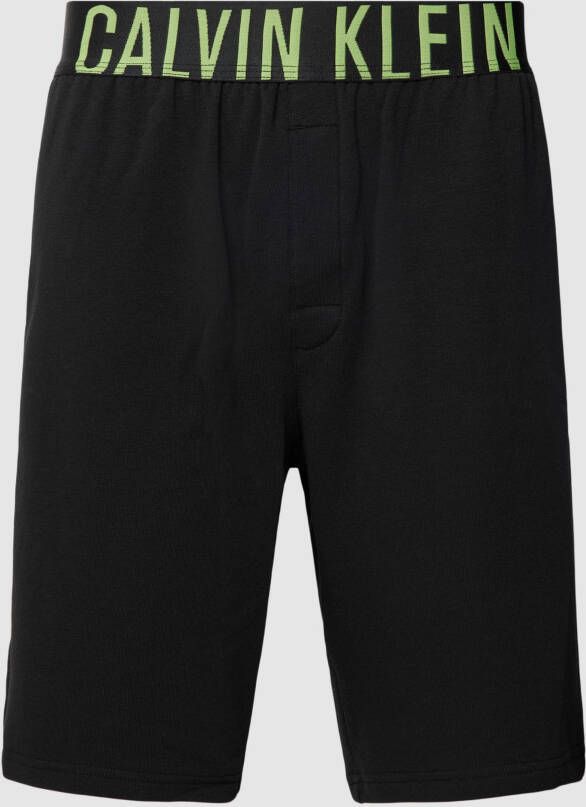 Calvin Klein Underwear Korte pyjamabroek met elastische band met logo