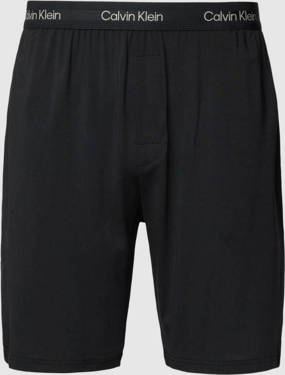 Calvin Klein Underwear Korte pyjamabroek met labeldetails