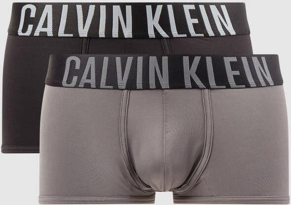 Calvin Klein Underwear Low rise boxershorts van microvezel in een set van 2 stuks