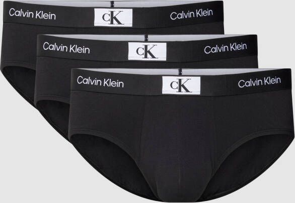 Calvin Klein Underwear Plus SIZE slip met labeldetails in een set van 3 stuks