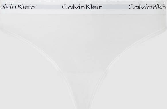 Calvin Klein Underwear Plus SIZE string met elastische band met logo
