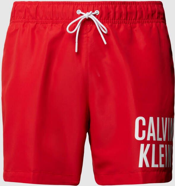 Calvin Klein Underwear Plus SIZE zwembroek met labelprint