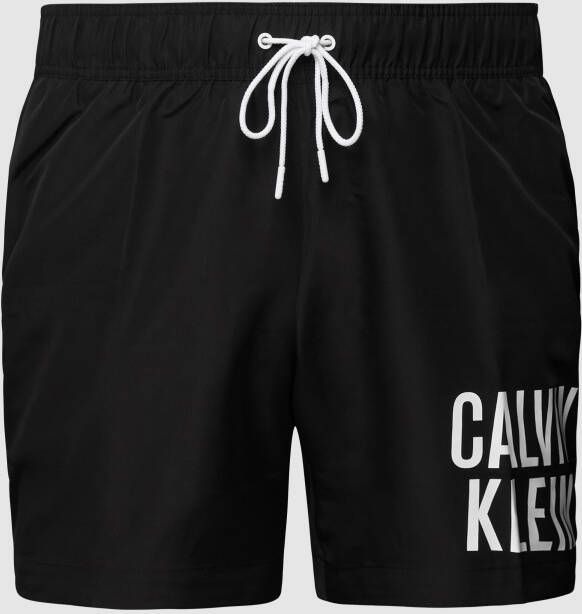 Calvin Klein Underwear Plus SIZE zwembroek met labelprint