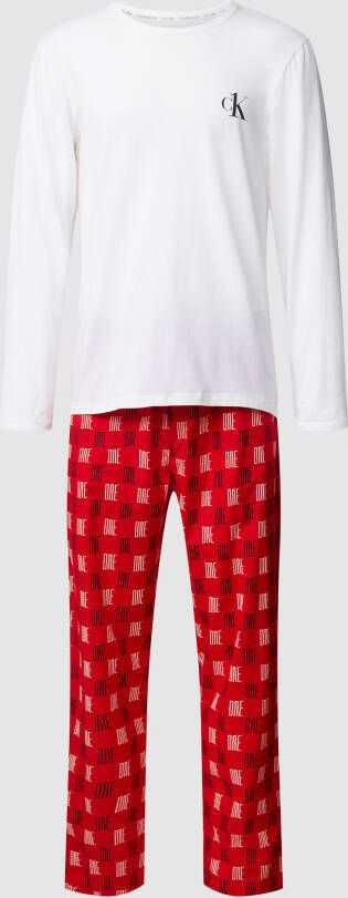 Calvin Klein Underwear Pyjama met labeldetails