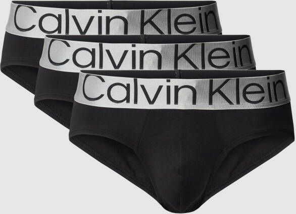 Calvin Klein Underwear Slip met elastische band in metallic