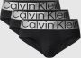 Calvin Klein Jazz-hipsters met logo-opschrift in bijpassende tint bij de slip (3 stuks Set van 3) - Thumbnail 2
