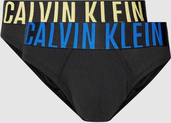 Calvin Klein Underwear Slip met elastische band met logo in een set van 2 stuks