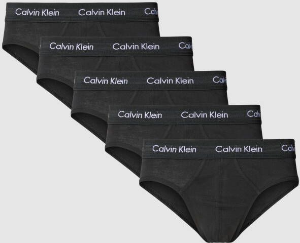 Calvin Klein Underwear Slip met elastische band met logo in een set van 5 stuks