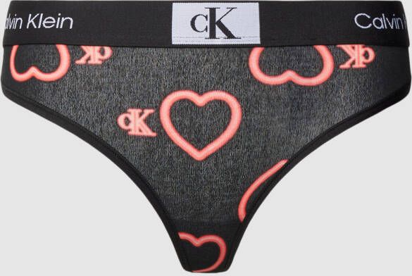 Calvin Klein Underwear Slip met elastische band met logo model '1996 VDAY'