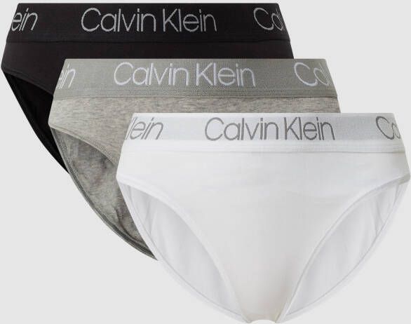 Calvin Klein T-string 3PK HIGH LEG TANGA (3 stuks Set van 3)