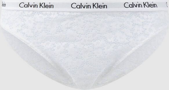Calvin Klein Underwear Slip met gehaakt kant model 'Carousel'