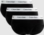 Calvin Klein Men slip Underwear 3 Hip Brief U2661G low waist pack new Zwart Heren - Thumbnail 1