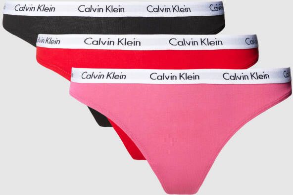 Calvin Klein Underwear String in een set van 3 stuks model 'CAROUSEL'