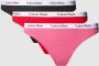 Calvin Klein Underwear String in een set van 3 stuks model 'CAROUSEL' - Thumbnail 1