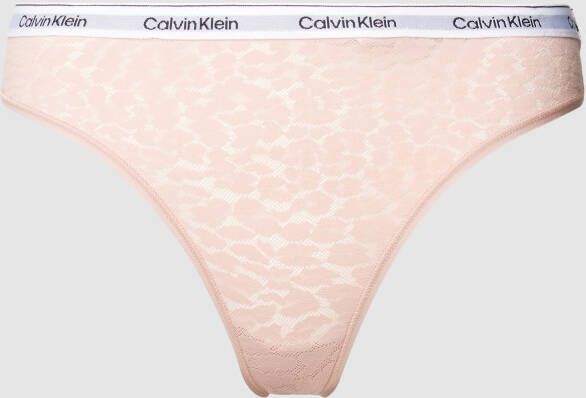Calvin Klein Underwear String met dierenprint